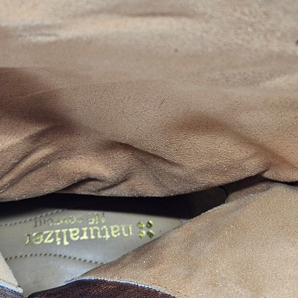 Naturalizer N5 Comfort Balada Faux Leather Knee High Boots Side Zip Size 7.5M - Picture 10 of 13